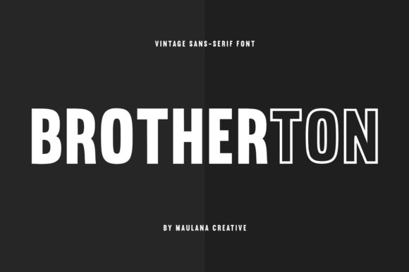 Brotherton Font for Web Design