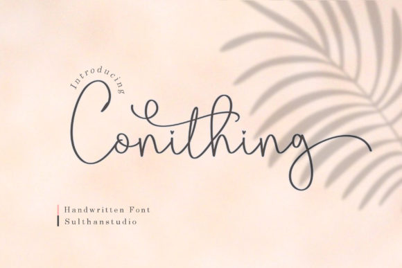 Conithing Font for Elegant Design