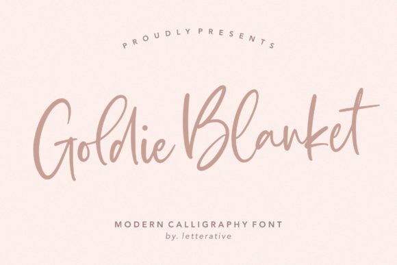 Goldie Blanket Font Review
