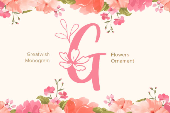 Great Wish Monogram Font