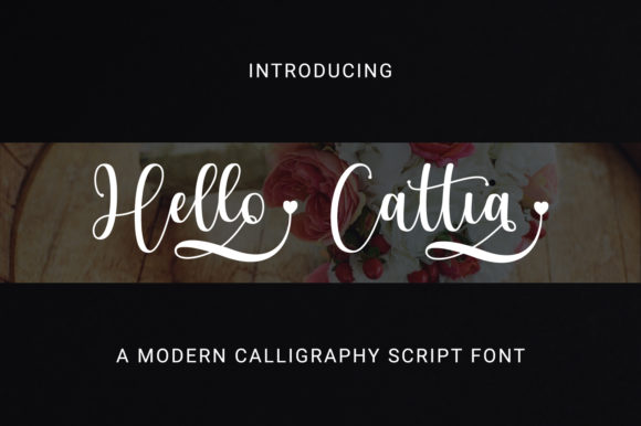 Hello Cattia Font for Creative Projects