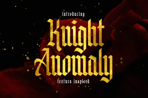 Knight Anomaly Font for Vintage Branding