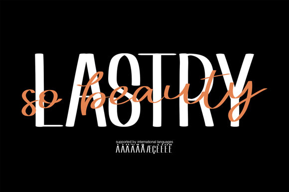 Lastry: A Bold Sans Serif for Branding
