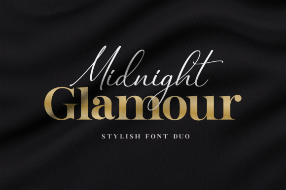 Midnight Glamour Font for Creative Projects