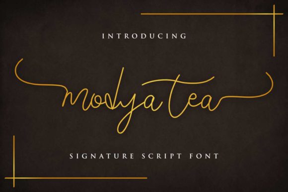 Modya Tea Font Review