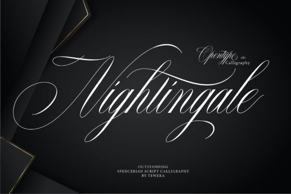 Nightingale Font: Elegant Script for Editorial Design