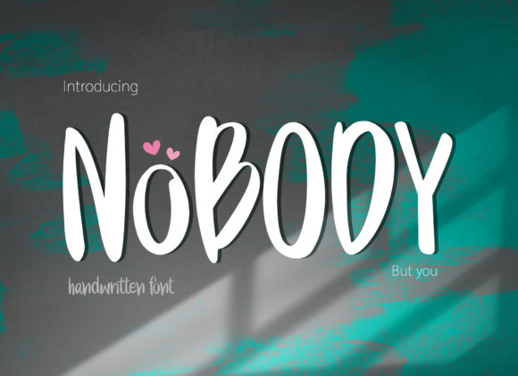 Nobody Font for Business Branding