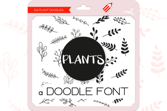 Plants Dingbats Font for Business Branding