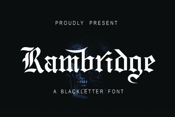 Rambridge: A Bold Blackletter Font for Creative Projects