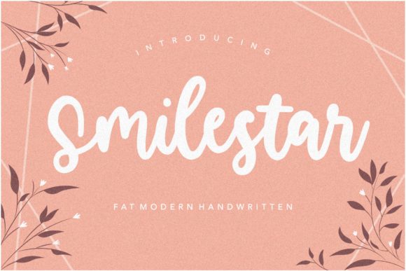 Smilestar Font: Elegant Handwritten Style