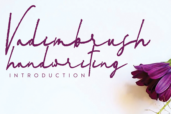 Vadimbrush Handwriting for Creative Campaigns