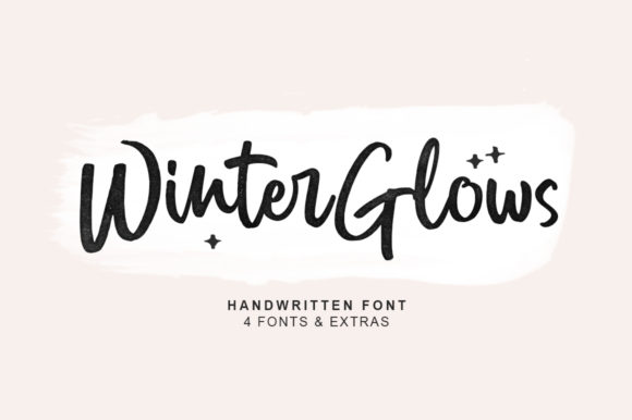 Winter Glows Font for Creative Projects