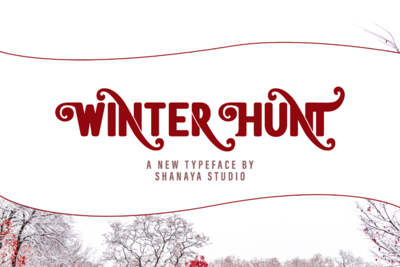 Winter Hunt Font for Creative Projects